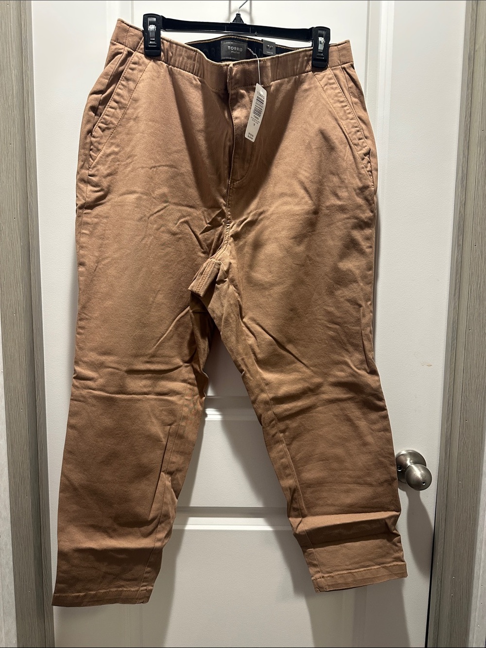 torrid women’s  Tan Chino Pants - Straight Fit